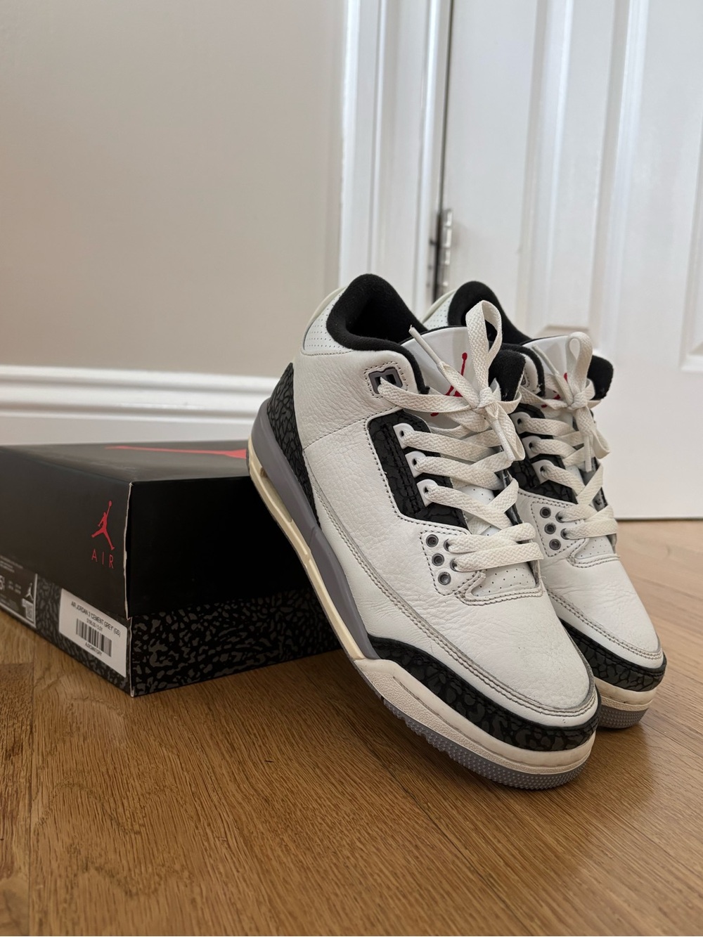 Nike Air Jordan 3 Cement Grey Reimagined GS - 5.5Y